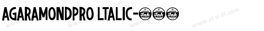 agaramondpro ltalic字体转换